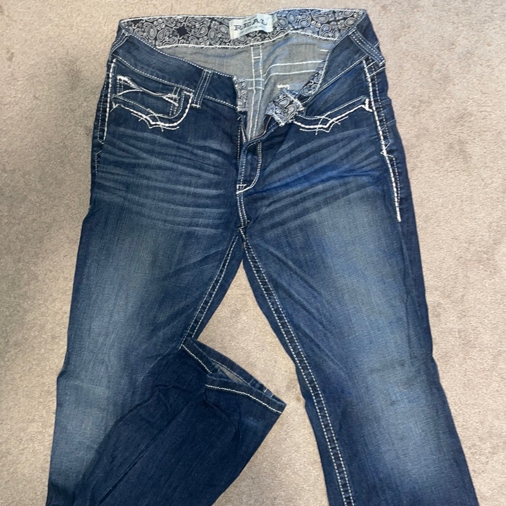 Ariat Mid Rise Boot Cut Jeans